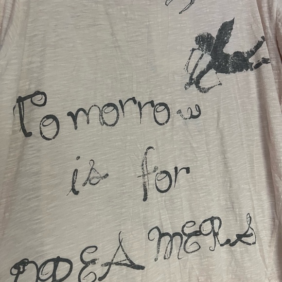 Magnolia Pearl Angel Graphic Tee - Cream - Picture 11 of 11